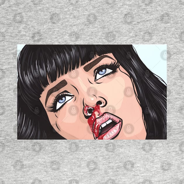 Mia Wallace by turddemon